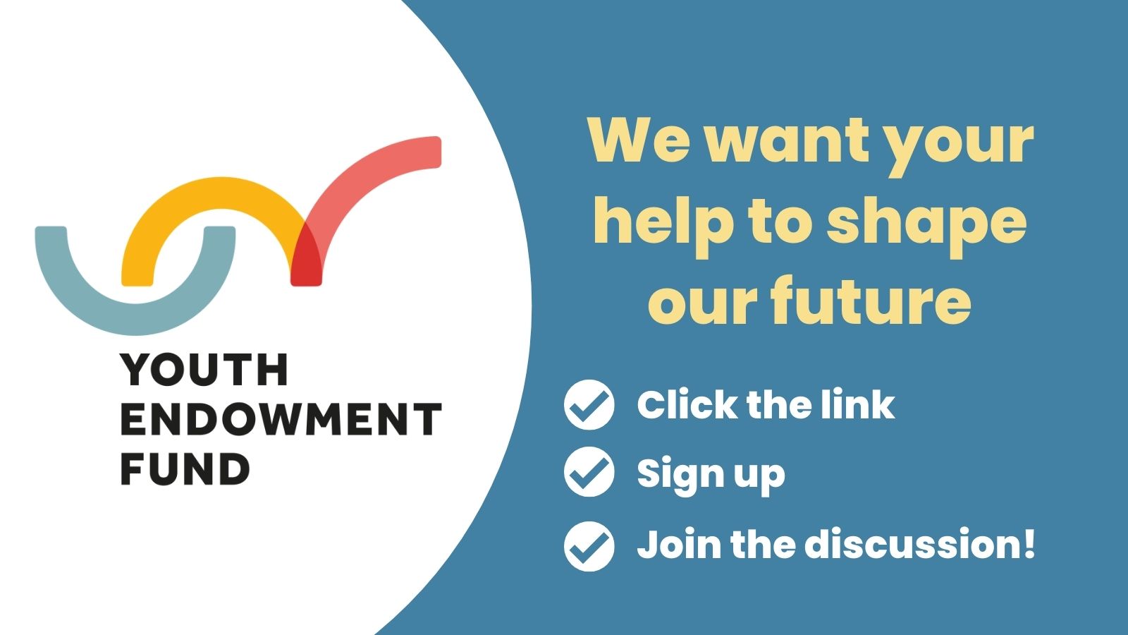 We want your help to shape our future