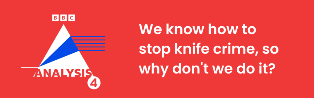 We know hoe to stop knife crime, so why don't we do it?
