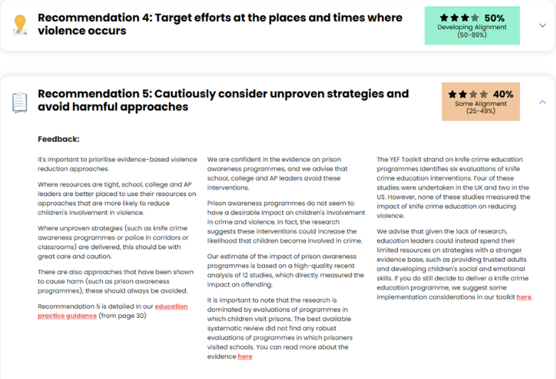 EPIC Comparison Data Table 1